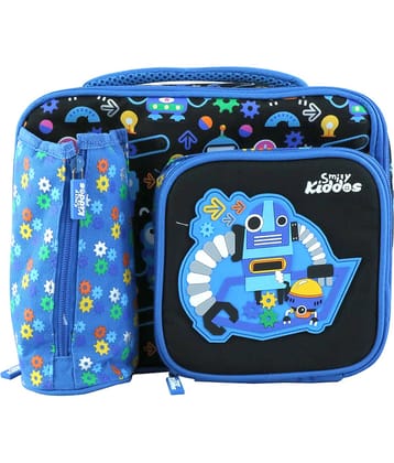SmilyKiddos Blue Polyester Lunch Bag Pack of 1