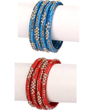 Somil Designer And Attractive Wedding Fancy Glass Bangle Set For Party, Marriage, Function And Daily Use