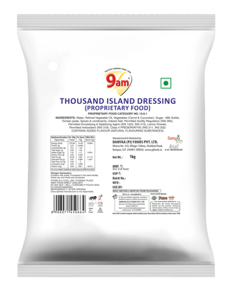 9am Thousand Island Dressing, 1 Kg