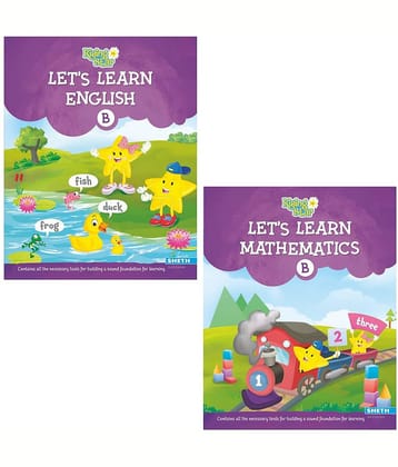 Rising Star Lets Learn English & Mathematics Book Set B (Set of 2)