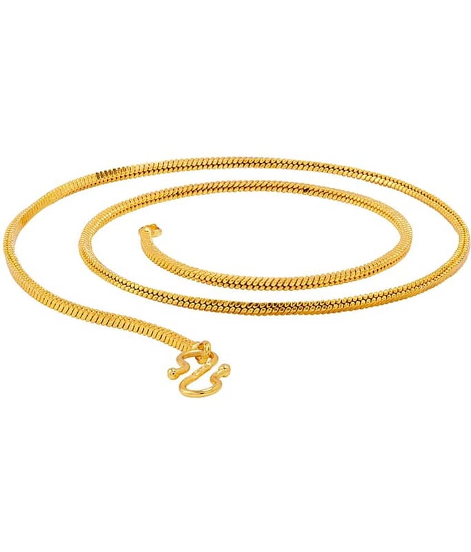 Chain Set Combo FASHION FRILL Gold Plated Chain ( Set of 1 )