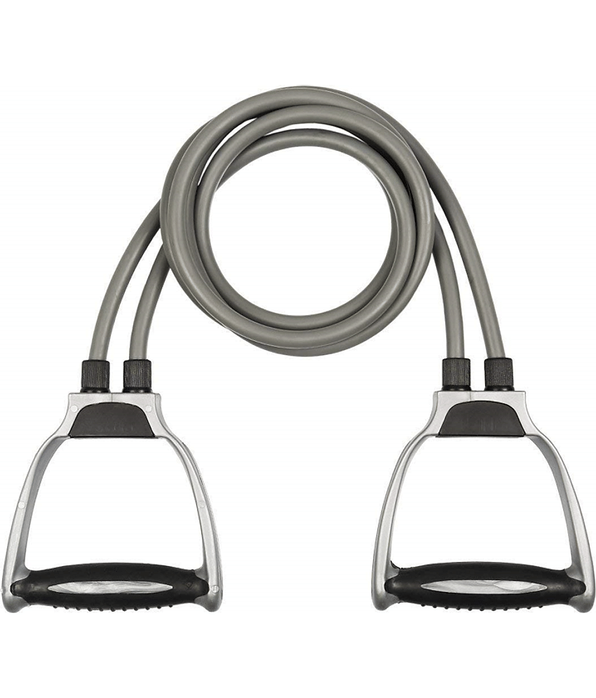 Resistance Bands For Home gym Exercisers Double Toning Resistance Tube Resistance Tube (Gray)