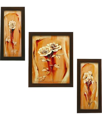 Indianara - Floral Painting With Frame