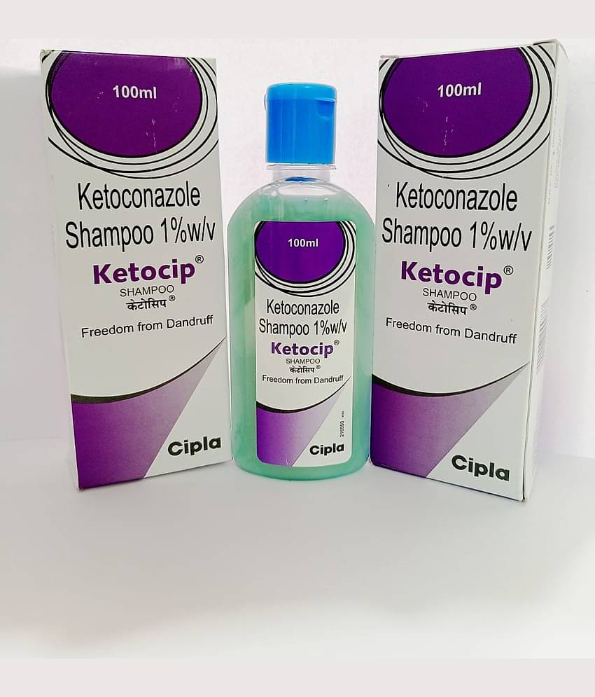 KETOCIP 1% ANTIDANDRUFF SHAMPOO ( PACK OF 2) Baby Shampoo 100 ml ( 2 pcs )