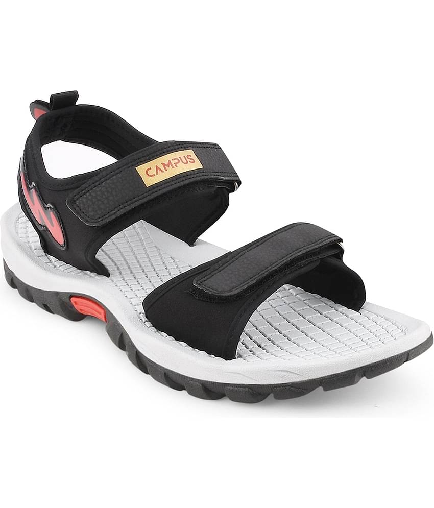 Campus - Black Men's Floater Sandals
