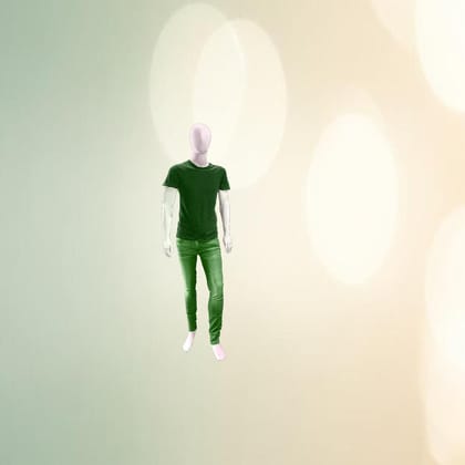 Men's Casual T-Shirt and Jeans Set (Green) | Everyday Comfort | Casual Wear