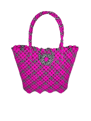 ASOMI Hand Woven Plastic Tote BaG ASOMI Hand Woven Plastic Tote BaG