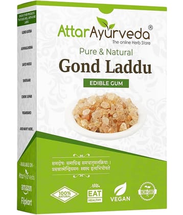 Attar Ayurveda Edible Gond for Laddu 250 Grams | 100% Natural, No Preservatives