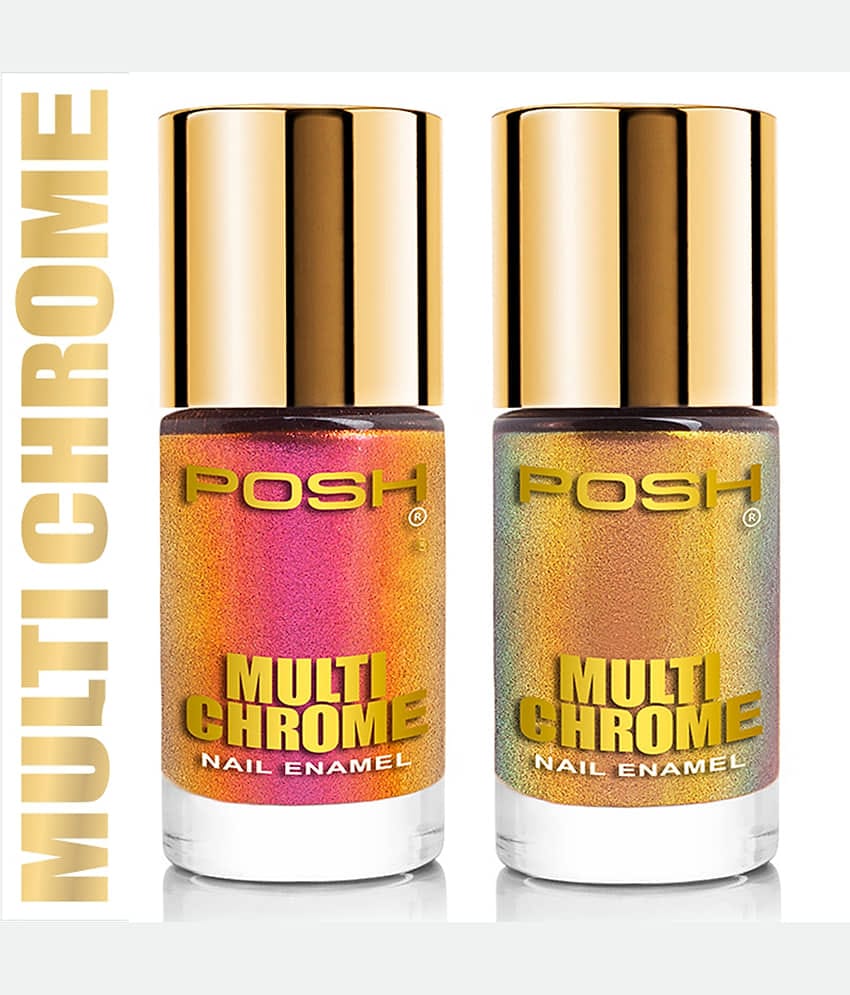 Posh Nail Polish Multi Multichrome Pack of 2 18 mL