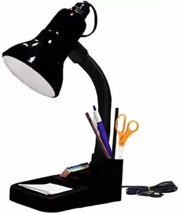 ZESTRUM Black Study Table Lamp ( Pack of 1 )