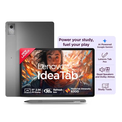 Lenovo Idea Tab (TB336ZU) Tablet with Pen ZAFM0706IN, WiFi + 5G 8/256 GB-Grey