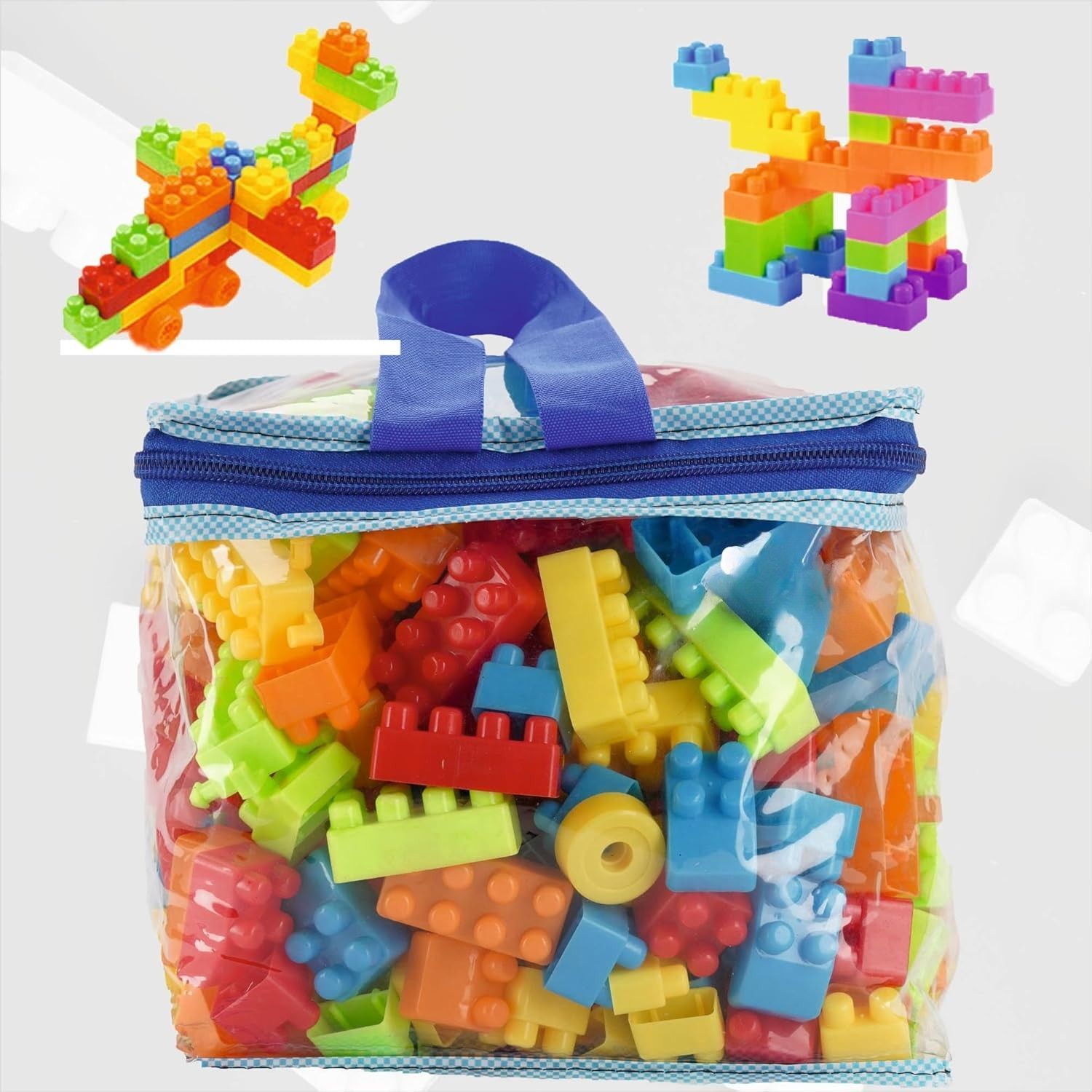 PlayMagic Building Blocks with Wheels 380 pcs