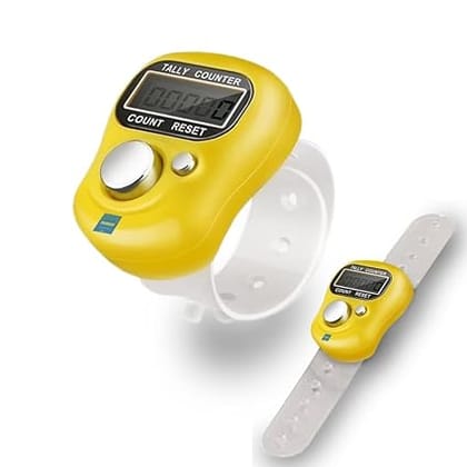 5-Digit Tally Clicker Counter Finger Clicker Ring Electronic Light Digital Counting Machine for Cricket Umpire and Various Counting Purpose(1Qty, Multicolor,Plastic) 5-Digit Tally Clicker Counter Finger Clicker Ring Electronic Light Digital Counting Machine for Cricket Umpire and Various Counting Purpose(1Qty, Multicolor,Plastic)