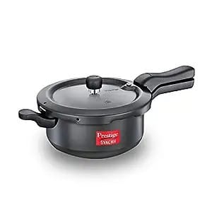 Prestige Svachh Hard Anodised Spillage Control Pressure Cooker, 3.5 L (Black) Prestige Svachh Hard Anodised Spillage Control Pressure Cooker, 3.5 L (Black)
