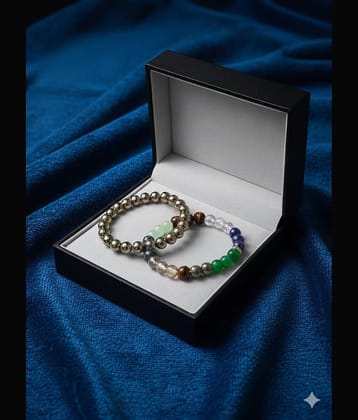 Abrexo Multicolor Charm Bracelet ( Pack of 2 )