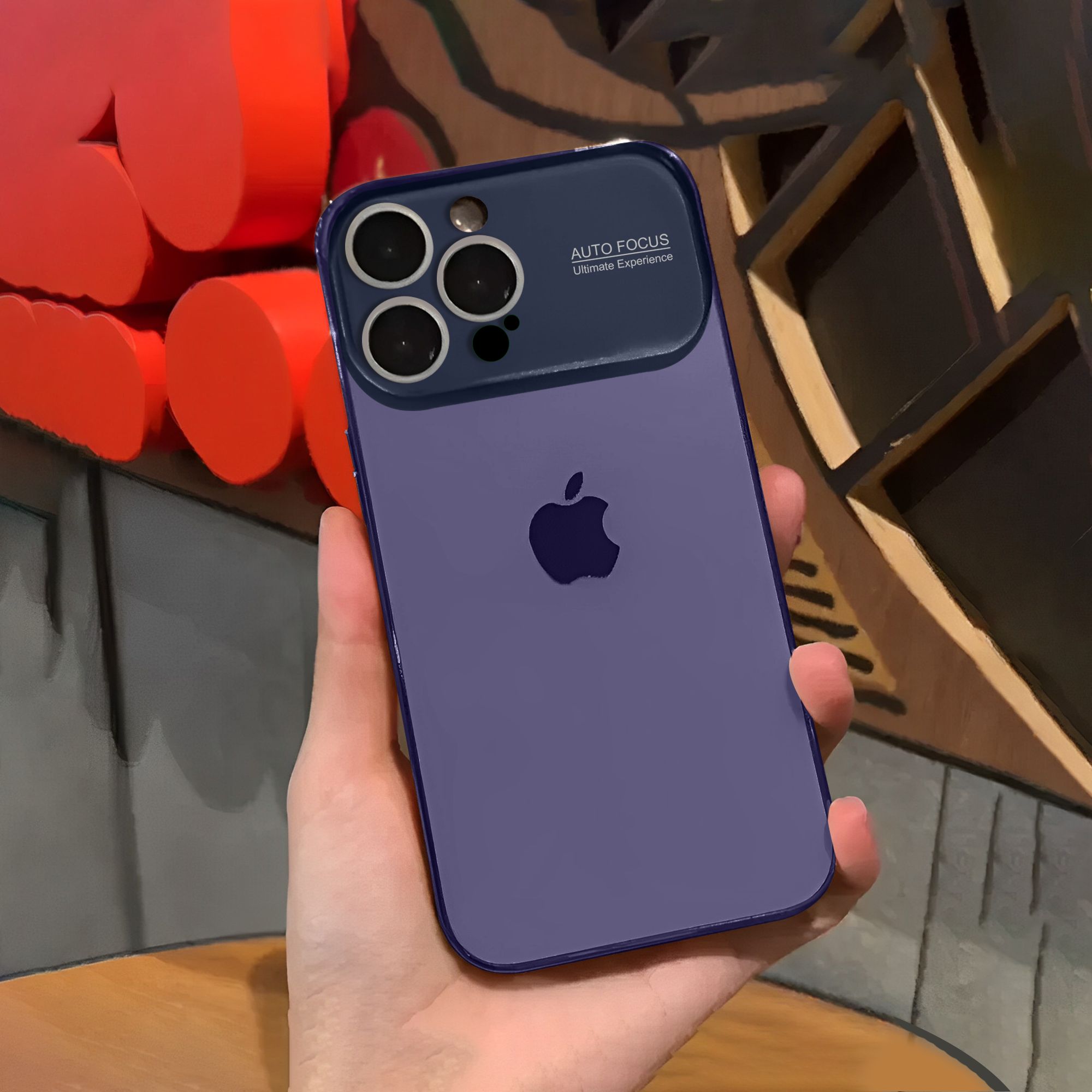 Elite Matte Glass Case-Meteorite / iPhone 15 Pro