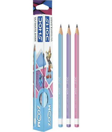 Doms Zoom Triangle Pencil ( Pack Of 5 Packet )
