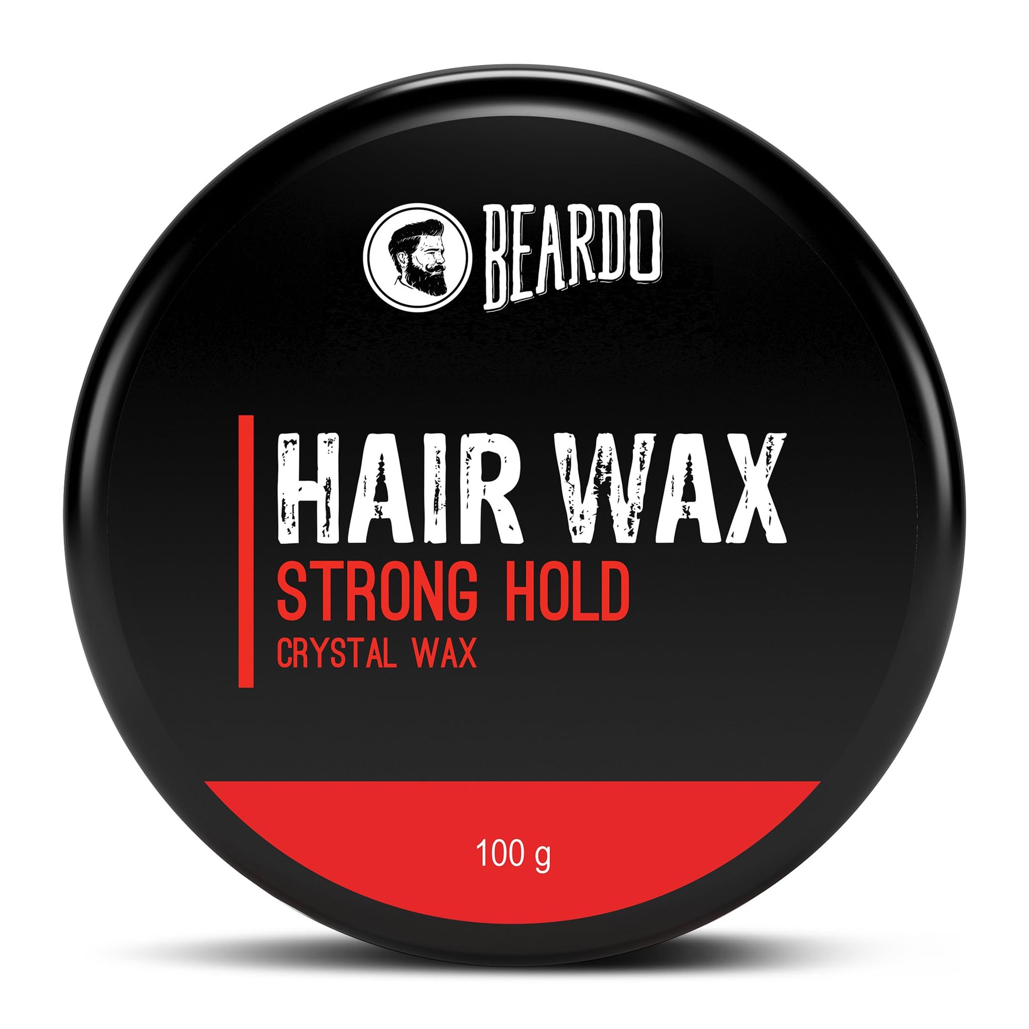 Beardo Stronghold Hair Wax| Glossy Finish | Shine | Strong Hold 100 gm Beardo Stronghold Hair Wax| Glossy Finish | Shine | Strong Hold 100 gm - Transparent / 100 g (Pack of 1)