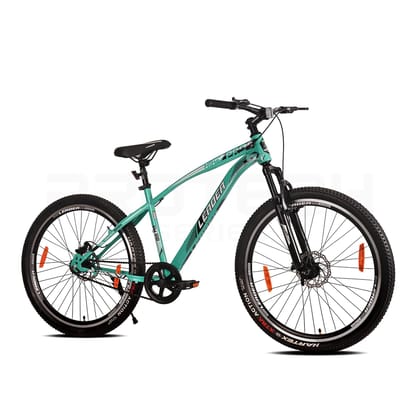 Leader Hike Pro 27.5T Single Speed MTB Cycle With Dual Disc Brake And Front Suspension 27.5 T Hybrid Cycle/City Bike (Single Speed, Green)
