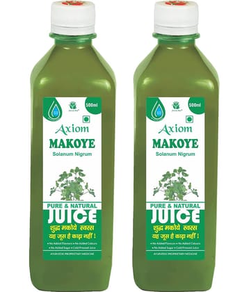 Axiom Makoye Juice 500ml (Pack of 2) | 100% Natural WHO-GLP,GMP,ISO Certified Product