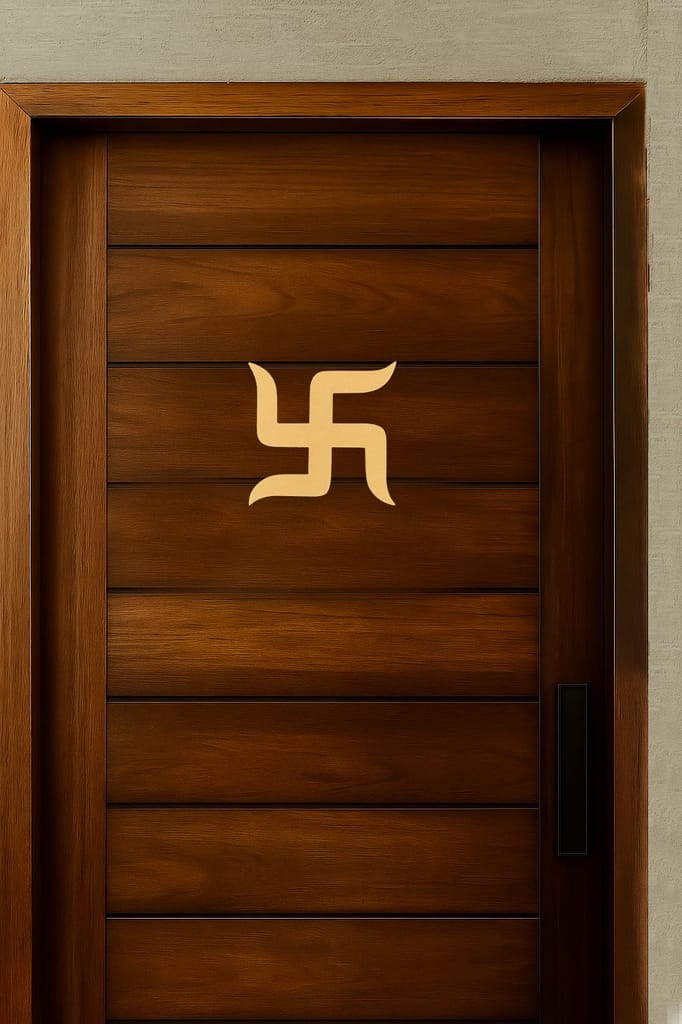 Dbeautify's Swastik MDF Cutout Wall Hanging - Pooja Needs | Buy online on ZillyBuy