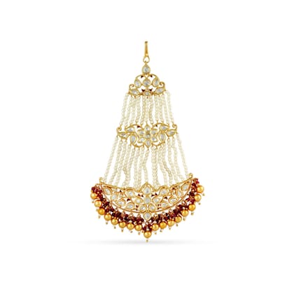 Kyla - Faux Pearl Kundan Jhumar