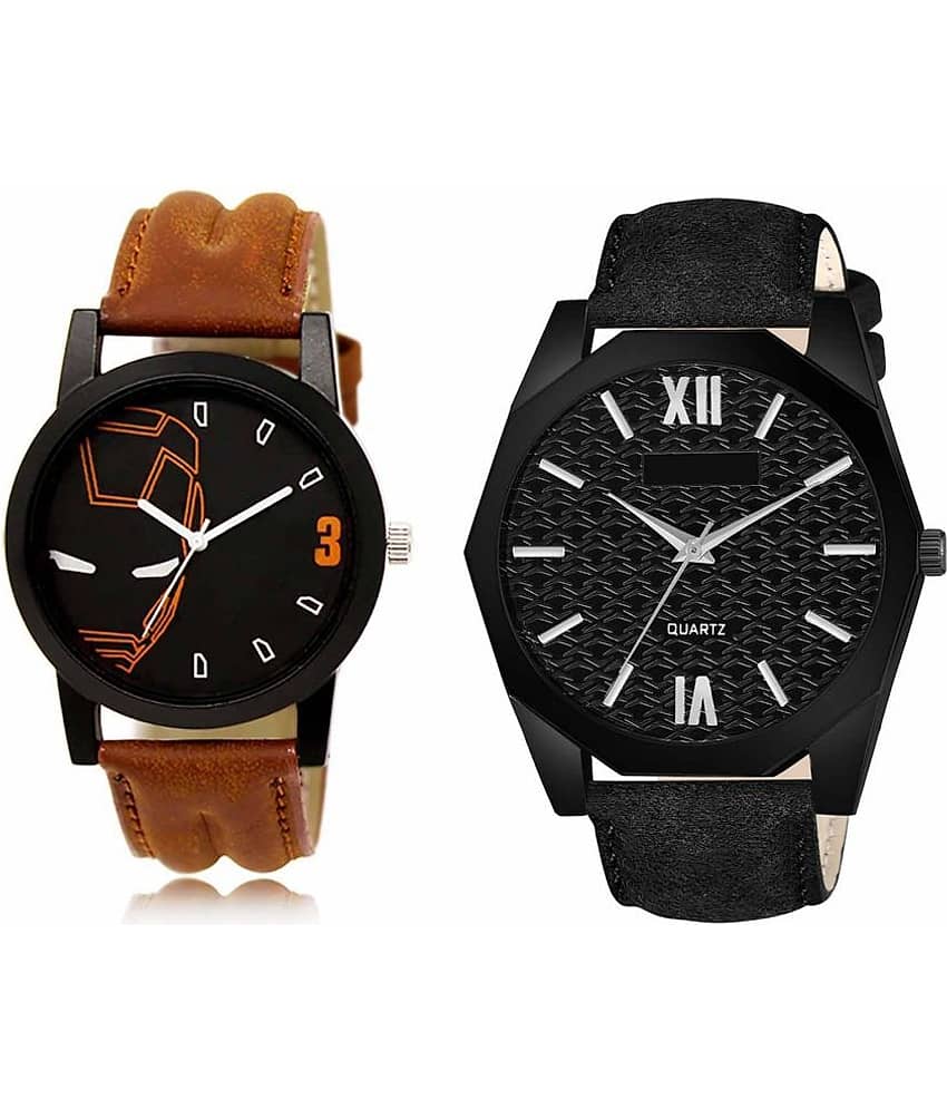 Lorem - Analog Watch Watches Combo For Men and Boys ( Pack of 2 )