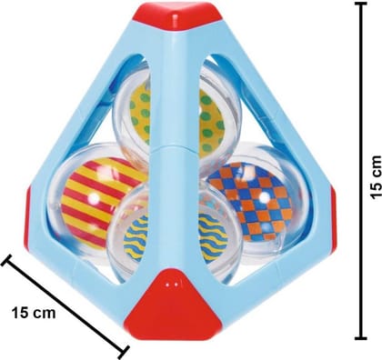 SIMBA ABC Colourful Ball Pyramid  (Blue)
