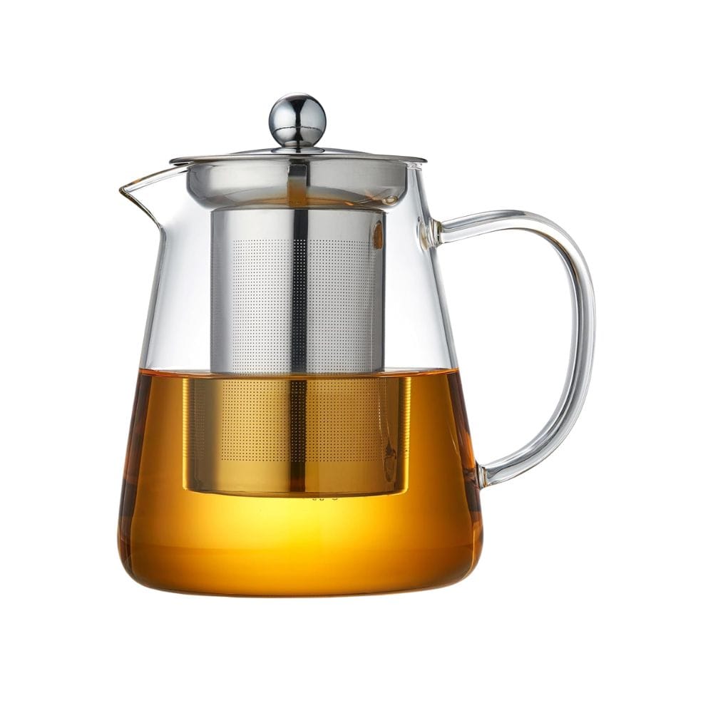 LA FORTE Borosilicate Glass Tea Kettle with Stainless Steel Infuser 750 ml