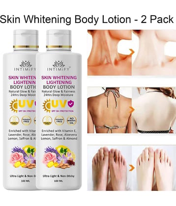 Intimify Skin Whitening Lotion, Nourishing Moisturizing Lotion For All Skin Type 100 ml (Pack of 2)