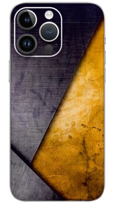 Orange and black grunge abstracT Mobile Skin Wrap  - PATTC0022