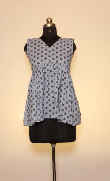 High Quality Cotton Short Top or Tunics Top