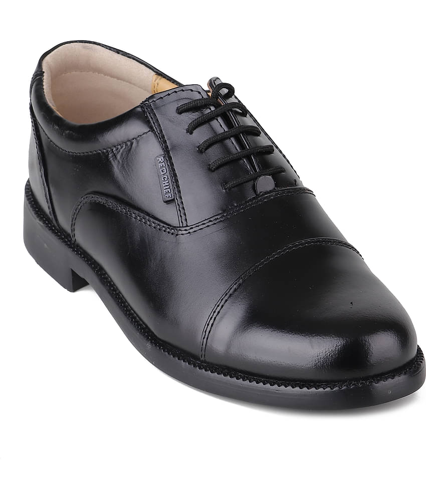 Red Chief Black Men's Oxford Formal Shoes