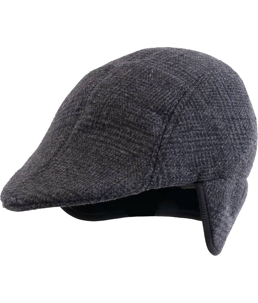 Zacharias Men's Checkered Golf Cap with Earmuff