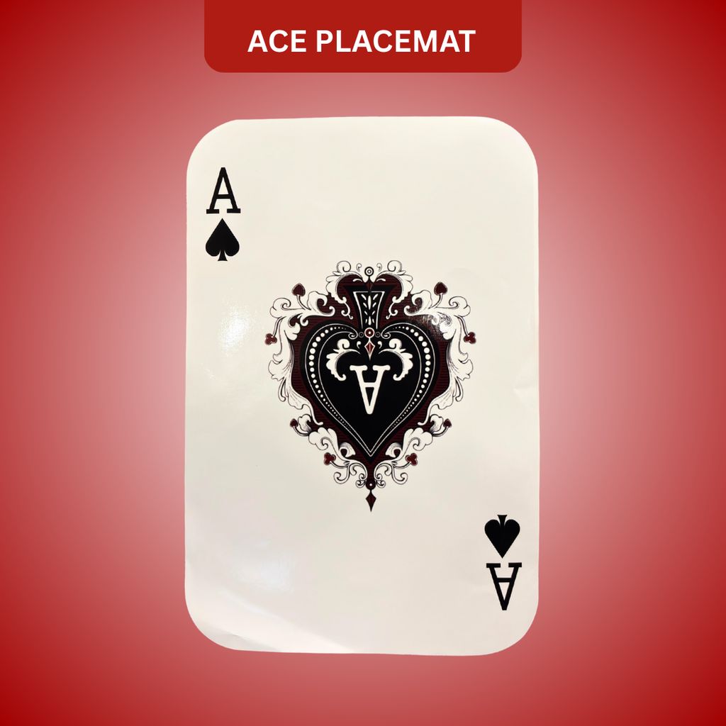 Card Party Ace Placemat for Table Decor or Cutout for Decoration - Party and Festive Needs | Buy online on ZillyBuy