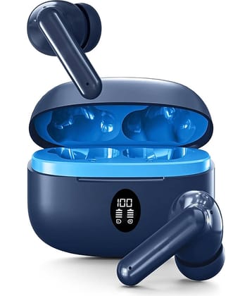 Retailstore Led Display Earbuds In Ear TWS Blue