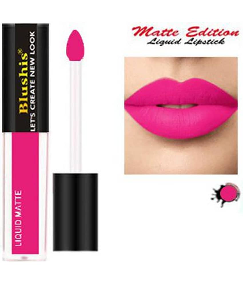 BLUSHIS Long Wear Pink Color Matte Lipstick
