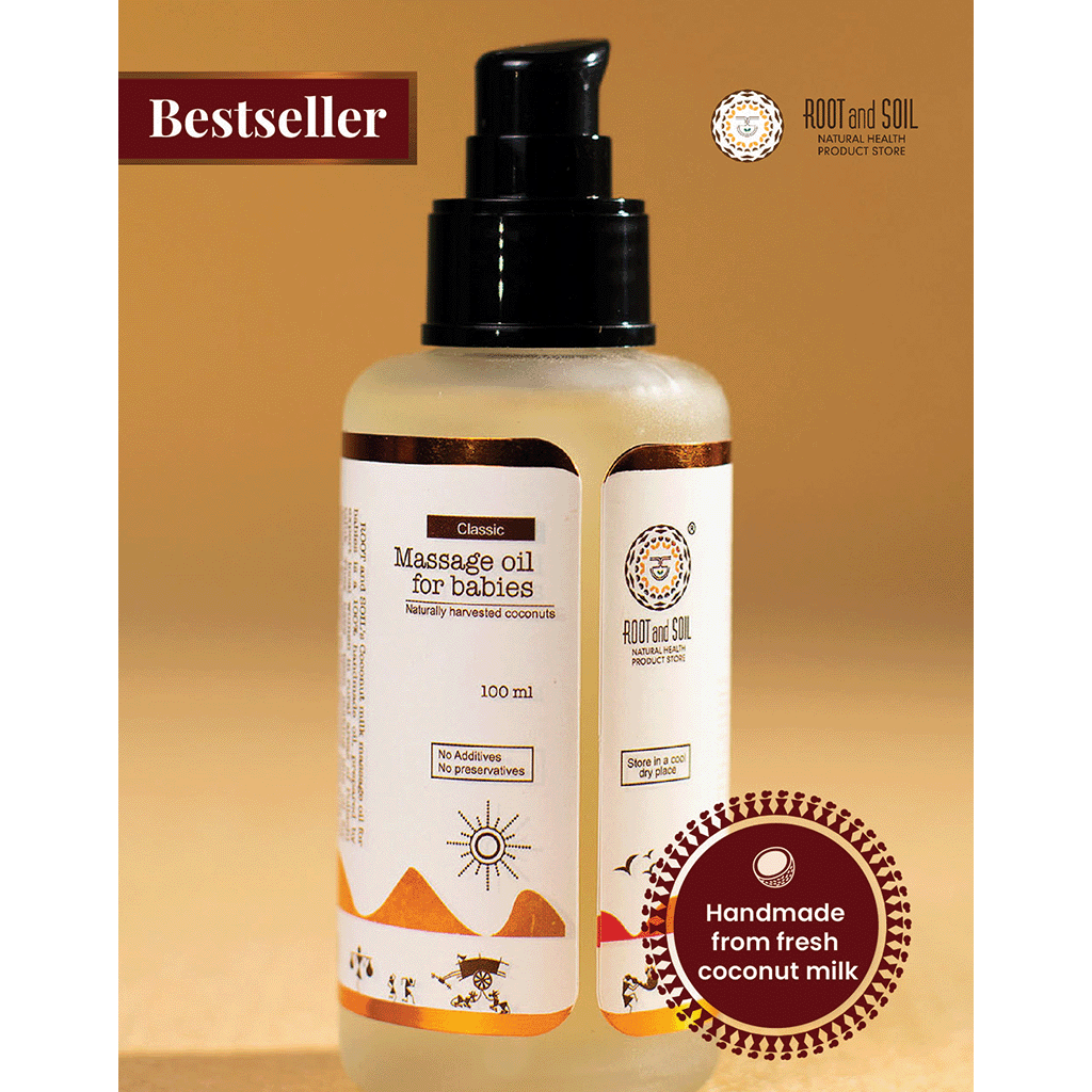 Coconut Milk Massage Oil for Babies - 100mL