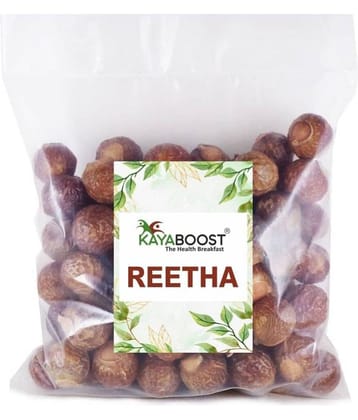 KAYABOOST Dried Reetha Nuts/Whole/Soapnuts for Hair, 100% Natural (Raw form) (200 g)