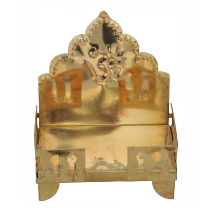 Brass Singhasan Sheet No. 4 for God Idol | Heavy Quality Mandir Singhasan, Height : 6.5 Inch (ZMAS107 E)