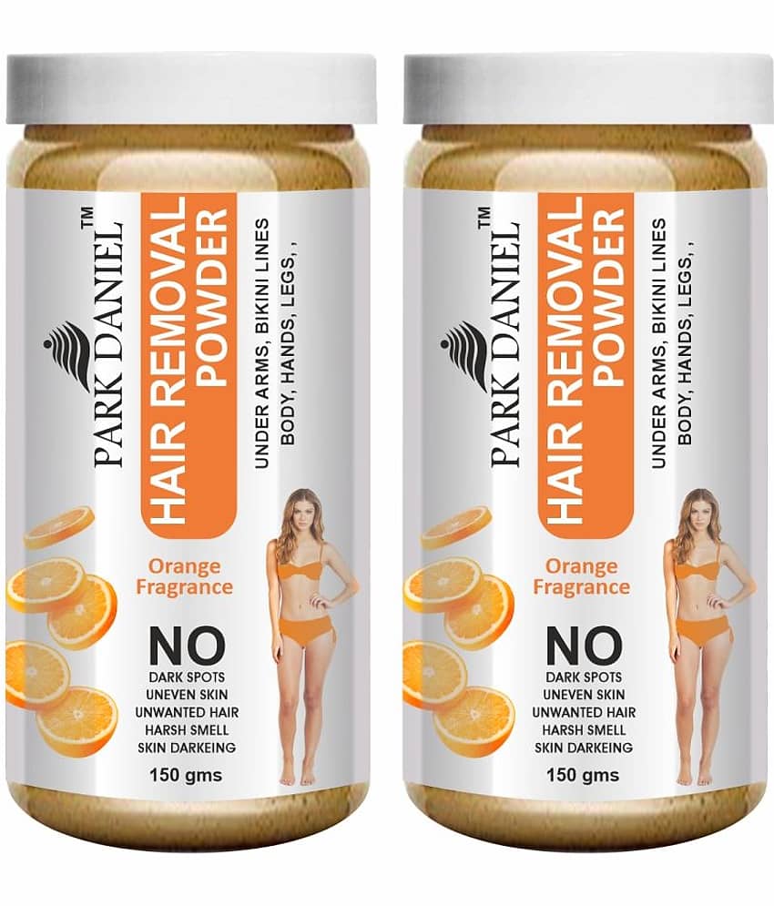 Park Daniel Orange Fragrance Hair Removal Powder 300 g Pack of 2