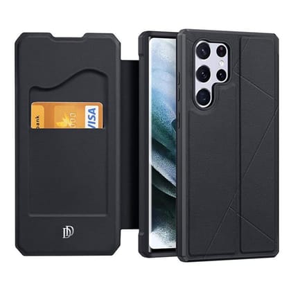 Premium Card Holder Magnetic Flip Luxury Cover-Samsung Galaxy S22 Plus