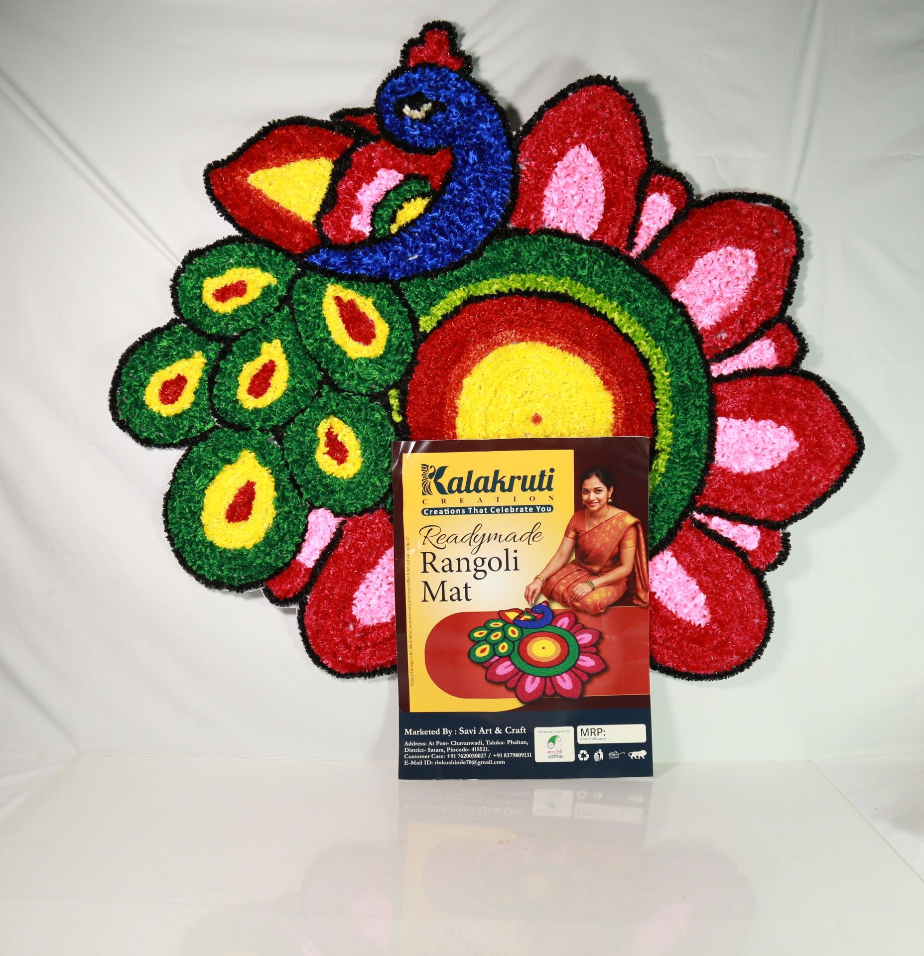 Readymade Rangoli Mat | Traditional Festive & Pooja Home Décor