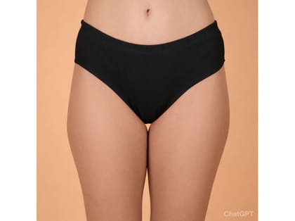 Stud & Gracy Soft setin concealed elsastic Panty Black - S - 30