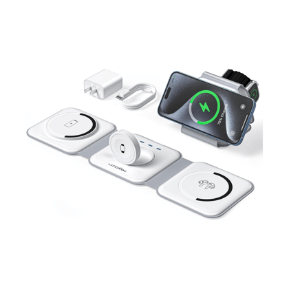 3-in-1 Magnetic Wireless Charger