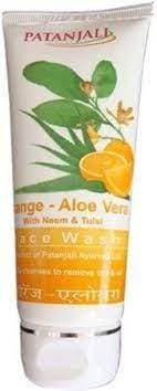 PATANJALI ORANGE ALOEVERA FACEWASH
