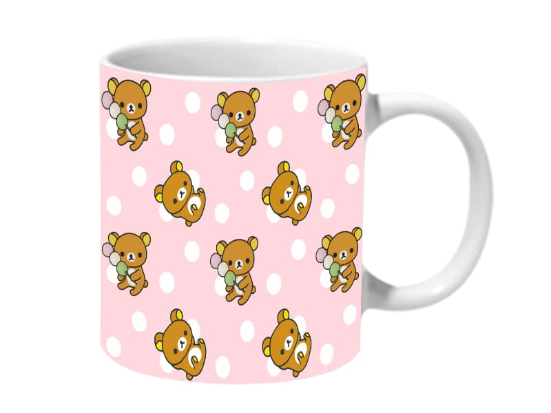 Multicolor Cute Rilakkuma Teddy Bear Ceramic Mug