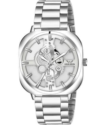 LOUIS DEVIN Silver Metal Analog Men's Watch