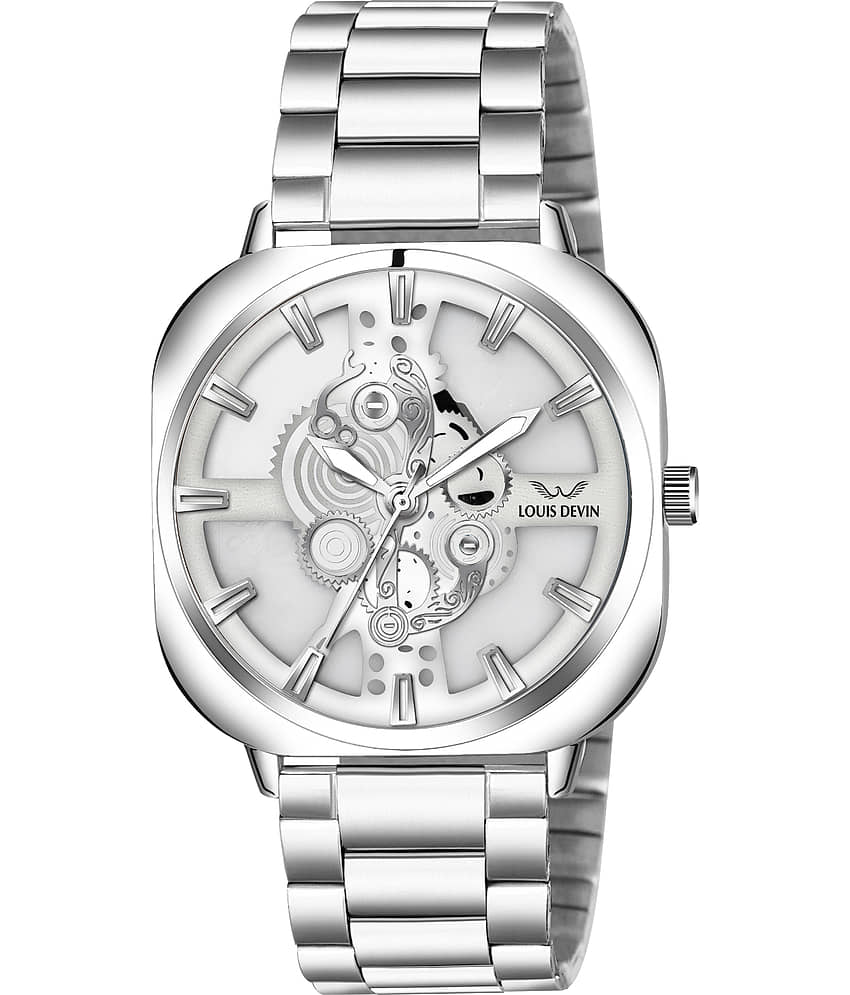 LOUIS DEVIN Silver Metal Analog Men's Watch