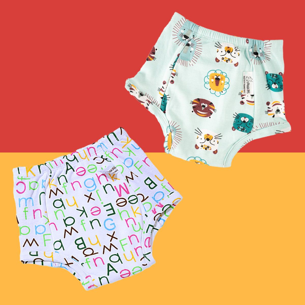 Potty Training Pants Kindergarten Tales & Lion Print 3-4 Years Pack of 2-Size 3 (3-4 years)